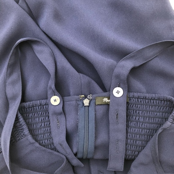 MADEWELL Button Front Wide Leg Jumpsuit - Picture 6 of 7